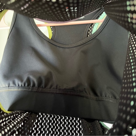 Fila Sport Tank Top with Sports Bra Active Wear TruDry Black size M - Picture 6 of 9